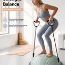 EaseUp Balance Ball Trainer 23inch with Bands & Pump for HIIT Yoga