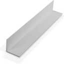 Outwater Plastics 1937-Wh White 1-1/4 Inch X 1-1/4 X 7/64 (.109) Inch Thick Angle Plastic Even Leg Angle Moulding 36 Inch Lengths (Pack of 4)