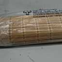 LazBlinds 100% Blackout No Drill Bamboo Roman Shades, Cordless Bamboo Blinds for Indoor Windows, Room Darkening Shades for Home & Patio, Thermal Insulated, Brown206, 35" W x 64" H