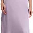 Lulus Noelle Tieback Maxi Dress Sleek Satin A-Line Scoop Neckline Lace-Up Back Adjustable Straps Elegant Gown, M