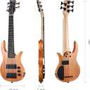 Batking Mini Ukulele Bass Electric Ubass 5 String Fretted Bass Ukelele