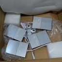 11 Inch Recessde Lighting for Ceiling with Junction Box,6000K 2185LM,24W Ultra-Thin Canless Wafer Downlight,for high Ceiling 4 Packs,No Dimmable (White)