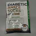 Pembrook Ankle Diabetic Socks for Women and Men - 6 Pairs | Low Cut Neuropathy Socks for Women | Smooth Toe Seams (L)