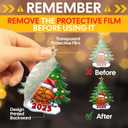 7 x NewEleven Basketball Ornament 2025 - Basketball Gifts for Boys, Him, Boyfriend - Sports Ornaments for Christmas Tree Gift from Friend, Family - Christmas Ornaments