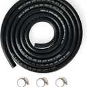 YAMAKATO 5/16 Fuel Hose Line NBR Braided SAE J30R7 9.5 Feet Rubber Tubing