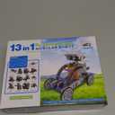 Bottleboom STEM 13-in-1 Education Solar Power Robots Toys for Boys Age 8-12, Educational Toy Science Kits for Kids Experiment Robotics Set Birthday Gifts for 8 9 10 11 12 Years Old (Blue Gray)