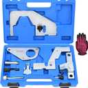 Engine Camshaft Timing Locking Tool Kit, Compatible with Jaguar Land Rover Evoque 2.0T, Ford Focus Mondeo Lincoln 2.0 SCTi Ecoboost Ti-VCT, 2.3T Mustang 303-1594 303-1595 303-1565 303-1504