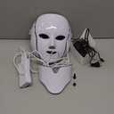 Red Light Photon Facial Mask with Remote Control, 7 Custom Modes with Infrared, Portable with Timer for Home Use