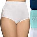Vanity Fair Women's High Waisted Underwear, Full Coverage Ladies Panties, Perfectly Yours Briefs 5XL