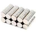 10x3mm 100 Pcs Strong Small Neodymium Magnets, Round Rare Earth Magnets Heavy Duty, for Whiteboard, Decorative Neodymium Magnet