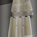 Vinkor Flameless Candles Battery Operated Candles Real Wax Pillar LED Candles with 10-Key Remote and Cycling 24 Hours Timer (Ivory 4" 5" 6" 7" 8" 9")