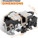 GoaMotors JL3Z-1521812-D Front Right Passenger Side Door Lock Actuator Motor Compatible with Ford F150 2015-2020 F250 F350 F450 F550 Super Duty 2017-2022