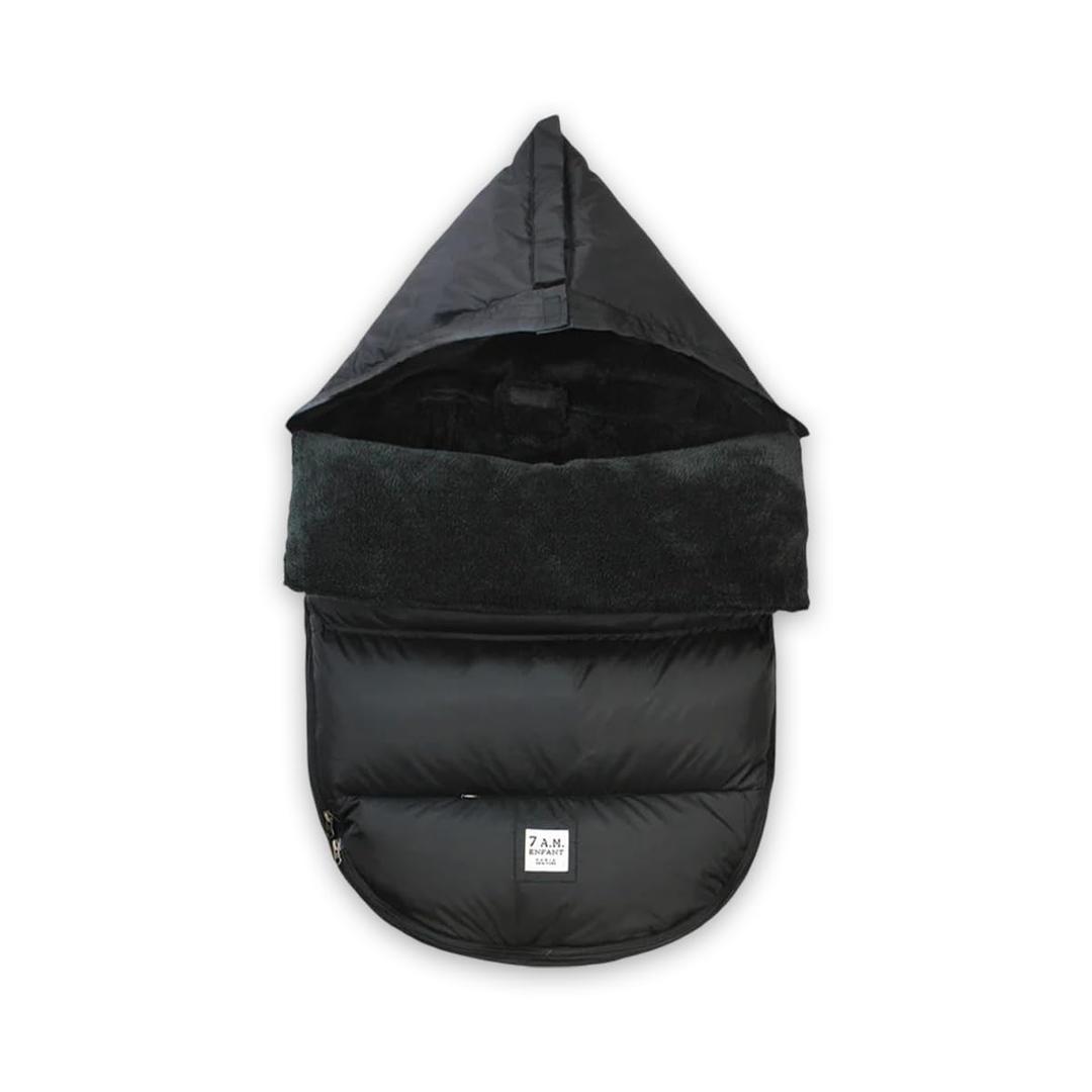 7 A.M. 7AM Enfant Universal Stroller Footmuff - Water Repellent Winter Bunting Bag for Strollers & Car Seats, Soft Micro-Fleece & Plush Lined Stroller Footmuff for Baby Boy & Girl | PlushPOD (0 - 18 M)