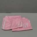 Artoid Mode Pink Bunny Rabbit Eggs Floral Happy Easter Kitchen Towels Dish Towels, 18x26 Inch Seasonal Decoration Hand Towels Set of 2