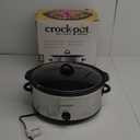 Crock-Pot 7 Quart Oval Manual Slow Cooker, Stainless Steel (SCV700-S-BR), Versatile Cookware for Large Families or Entertaining