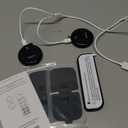 NURSAL Wireless TENS Unit Muscle Stimulator, Dual Host TENS EMS Machine for Pain Relief, 18 Modes 20 Intensity Remote Control Pulse Physical Electrotherapy for Back Shoulder Pain (2 Pads) (Black)