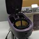 bella 12 Cup Programmable Coffee Marker, Reusable Dishwasher Safe Accessories, Easy LCD diaply, Auto Shutoff, 900 watt, Plum
