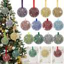 Kasyat 24 Sets Christmas Thank You Ornaments Employee Appreciation Gifts Acrylic Hanging Ornaments Bulk with Card and Bag for Coworker Team Nurse Teacher Xmas Tree Decor (Be Proud Sign)