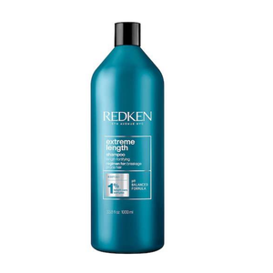 Redken Extreme Length Conditioner For Damaged Hair - Fortifies, Strengthens and Conditions Hair, Infused With Biotin & Castor Oil For Hair Growth (33.8 Fl Oz (Pack of 1))