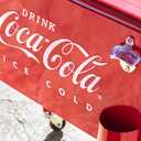 Leigh Country CP 98105 60 Qt Coca-Cola Ice Cold (Embossed) Cooler, Red