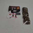 Clip in Hair Extensions, LEOSA 4PCS 16 inch Curly Hair Extensions Short Soft Natural Hairpiece Lace Weft Curly Wave Clip Ins Extensions Invisible for Women, Ash Brown with Blonde Highlights