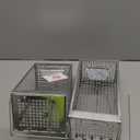 2 Packs Humane Rat Trap Outdoor, Wanqueen Humane Mouse Traps Indoor, Small Rodent Chipmunk Trap and Other Live Animal Cage Catch and Release