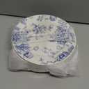 Honeydak 6 Pcs 6 Inch Blue Floral Flower Ceramic Plates Blue and White Porcelain Salad Serving Plate Vintage Dinner Appetizer Dessert Dishes Tableware for Wedding Birthday Tea Party Table Supplies