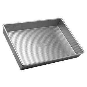 USA Pan Bakeware Rectangular Cake Baking Pan, 9 x 13 inch, Nonstick & Quick Release Coating, Aluminized Steel