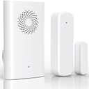 Wireless Door Sensor Chime, Door Open Alarm When Entry Business/Office/Store (500ft Range 51 Ringer Adjustable Volume) Home Alert Bell for Kid/Toddler Safety