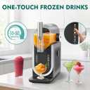 Slushie Machine, Frozen Drink Maker for Home & Party 90oz Gray | No Ice Needed, 5 Preset One-Touch Programs, Rapid Freezing, Auto-Clean, 7+ Servings, for Margaritas, Smoothies & Ice Cream