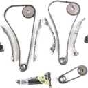 Engine Timing Chain Kit 5.6L Fit for 2010-2023 TITAN 16-23 Titan XD for 09-22 INFINITI QX80 Q70 M56 QX56 for 10-12 Pathfinder-Auto for 12-21 NV2500/NV3500 with Tensioner, Guide Rail, Sprockets