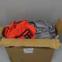 Mrrihand Christmas Tree Storage Bag, Large Artificial Anti-Tear Heavy-Duty 600D Oxford Cloth Xmax Christmas Tree Storage Box with Rolling Wheels, Christmas Tree Storage Container (Grey&Red, 9Ft)