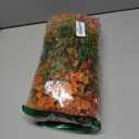 Artificial Fall Flowers Fake Mums for Outdoor Autumn Decoration, 12 Bundles Faux Silk Orange Yellow Mums Daisy Look Real UV Resistant for Outside Home Porch Patio Planter