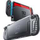 Mumba Dockable Clear Case for Nintendo Switch 2 2025, Crystal Protective Cover with Quick-Release Joy-Con Design and TPU Grip Compatible with New Nintendo Switch 2 7.9 Inch Console (Frost)