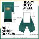 90 A-Frame Center Swing Bracket - Heavy Duty Steel Middle Support with Hardware for DIY Playset