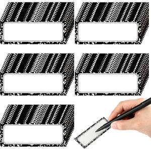 2 x 60 Pcs Composition Book Magnetic Dry Erase Labels Classroom Name Tags