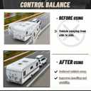 Trailer Sway Control Bracket Kit for Equalizer Hitch-Weight Distribution-6000 lbs to 14000 lbs for Trailer Frame 4" 5" 95-01-5600 1PCS