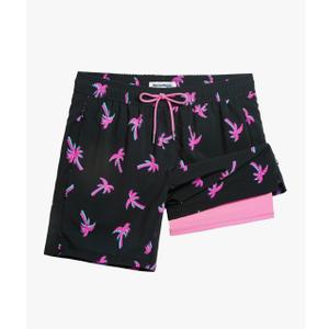 maamgic 2 in 1 Mens Swim Trunks 7 Inch Swim Shorts Swim Suits Board Shorts M