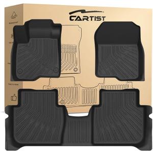 Cartist Floor Mats Fit for Honda CR-V CRV 2023 2024 2025 2026 (Include Hybrid), All Weather Floor Liner for CRV Accessories Heavy Duty