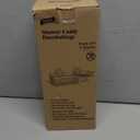 TAILI Shower Caddy Suction Cup with Hooks & Soap Holder, Heavy Duty Bathroom Shower Organizer, No Drilling Shelves for Inside Bathroom, Brown Metal Storage Holder