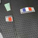 Lloyd Mats Custom-Fit All-Weather Rubber Floor Mats for Cadillac XT5 2017-ON 2PC Fronts