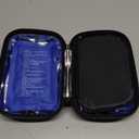 Insulin Cooler Travel Case with Temperature Display, TSA Approved Diabetic Cooling Bag for Insulin Pens and Supplies, Refrigerated Medicine Organizer with 2 Ice Packs (Black)