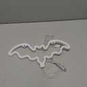 3Pcs Bat Halloween Neon Signs for Bedroom Bedside Dorm Wall Decor,Battery Powered Neon Light up Halloween Decor LED Night Lights Table Ornaments for Christmas Party(Red Pink Purple)