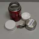 Earth&ME Stainless Steel Thermo For Hot Food 17OZ with Folding Spoon, Vacuum Insulated Food Container, Soup Thermo with Wide Mouth, Insulated Food Jar for Hot & Cold Food, Red