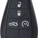 Car Key Fob Keyless Entry Remote Control for Dodge Dart 2013 2014 2015 2016 433MHz ID46 Chip(FCC ID:M3N32297100 P/N:56046773) 4+1 Buttons