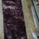 Soft Shaggy Carpet for Living Room/Bed Room, 24x70, Purple 