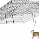 36 x 36 x 14 Inches Folding Live Humane Animal Trap, Easy, Safety