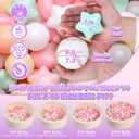 GOGOSO Ball Pit Balls,Plastics Balls for Ball Pit, Stars Hearts Shape for PastelBall for Toddlers Kids