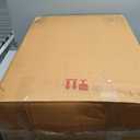 Kate and Laurel Arcott Modern Arched Wall Shelf, 18 x 26, Walnut Brown, Transitional Arch Wall Shelves for Over-The-Toilet Storage or Entryway Storage Shel