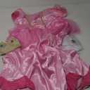 AFAVOM Princess Peach Costume with Crown and Gloves for Adult Women Halloween Birthday Party Pageant Long Maxi Dresses Carnival Fancy Dress up Cosplay Outfit for Photo Shoot, Pink, XL